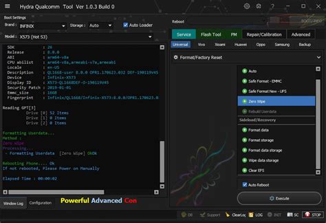 Gsm Forum Infinix X Hot S Zero Wipe Successfully Done By Hydra Tool