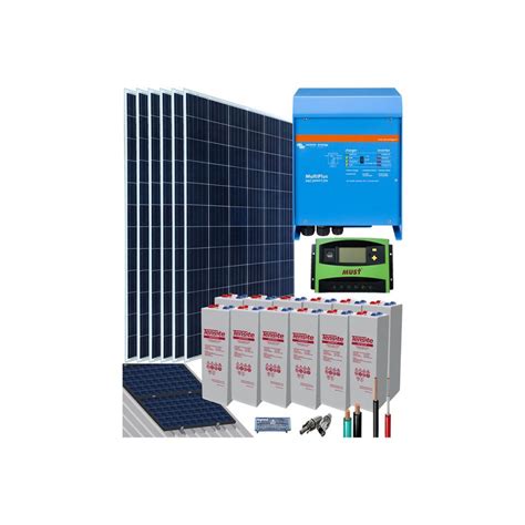 Kit Solar Vivienda Aislada W V Whdia Tecsol Energy