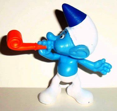 McDonald S 2013 Smurfs 2 Party Planner Smurf PVC Figure Happy Meal Toy