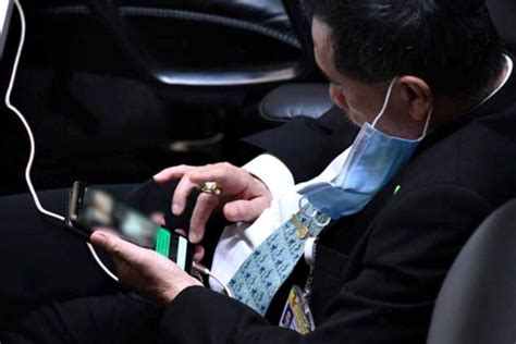 Bangkok Post MP Seen Viewing Nude Photo Says It Was A Set Up