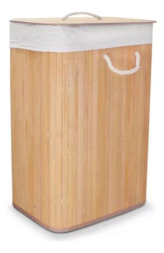 Cesto De Ropa Sucia Organizador De Bamb Plegable Color Nude Sencillo Mercadolibre
