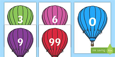 Counting In 3s On Hot Air Balloons Display Activity Twinkl