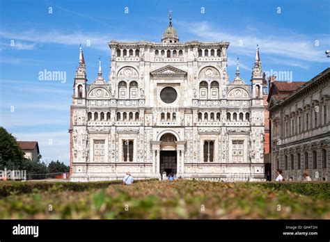 precious facade   certosa  pavia certosa  pavia