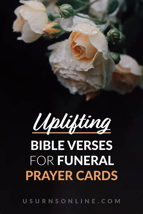 25 Uplifting Bible Verses For Funeral Prayer Cards Us Urns Online