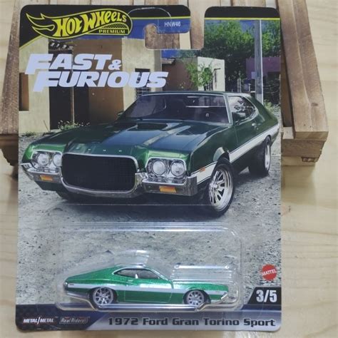 HOT WHEELS PREMIUM FAST AND FURIOUS 1972 FORD GRAN TORINO SPORT Shopee Malaysia