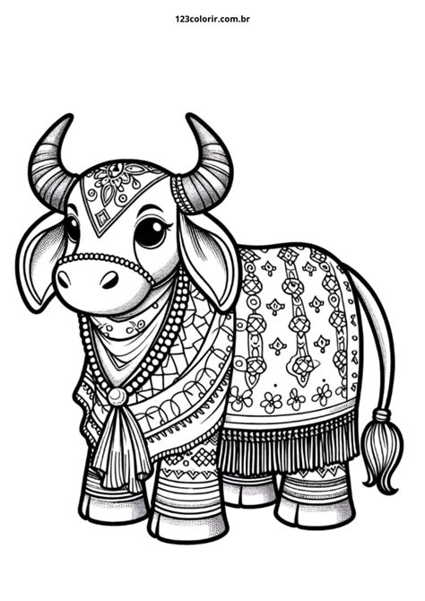 49 Desenhos do Bumba meu boi para Colorir – 123 Colorir