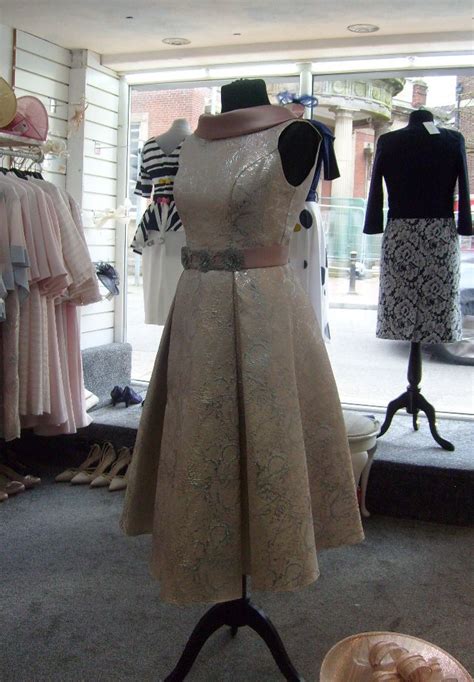 Casting V Nude Pink Jacquard Dress Dressy Dresses