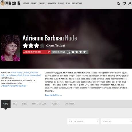 Adrienne Barbeau Nude Naked Porn Content Review Nude Celebrities List Like Mrskin