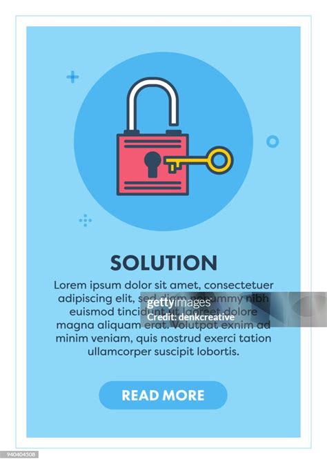 solution sign high res vector graphic getty images