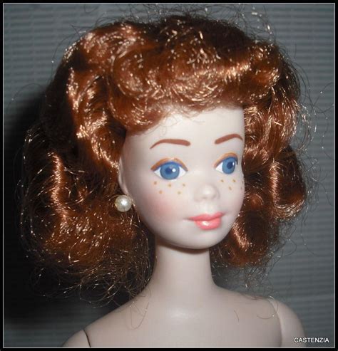 Nude Barbie Th Anniversary Midge Porcelain Doll Auburn Blue Eyes For Ooak