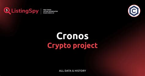 Cronos crypto project: CRO token listings, events, analysis | ListingSpy