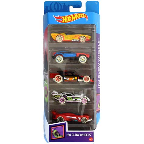 Hot Wheels Glow Wheels kisautó db os csomag Mattel vásárlás a Játékshopban