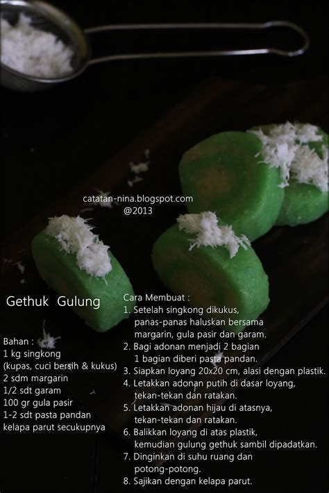 Gethuk Gulung Catatan Nina