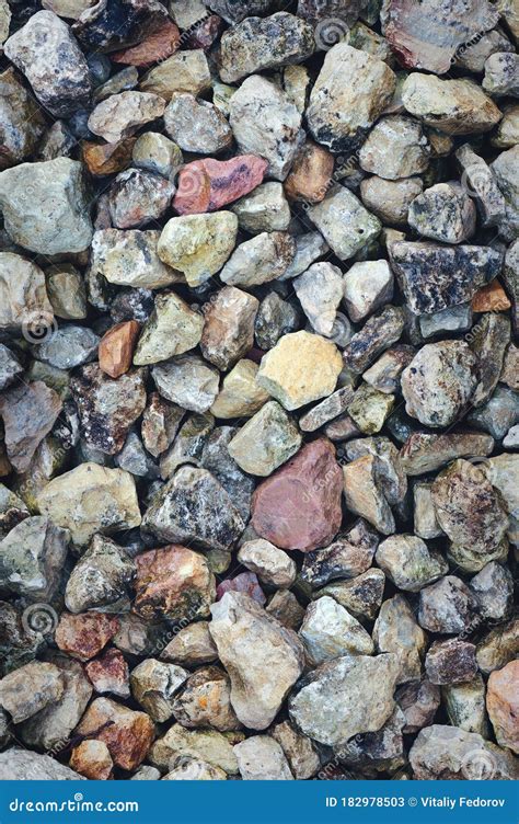 Background And Texture Of Crushed Stone Stock Image Image Of