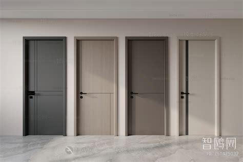 Modern Single Door Sketchup Model Download Model Id751425032 1miba