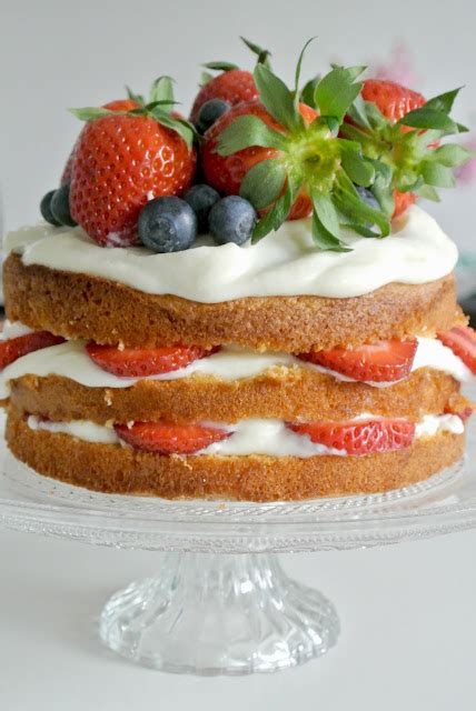 Naked Cake Erdbeer Torte Mal Anders