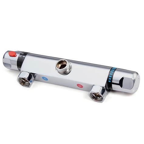 Kironypik Thermostatic Mixing Valves Bathroom Shower Faucet Wall Mounted Constant Brass Hot Cold