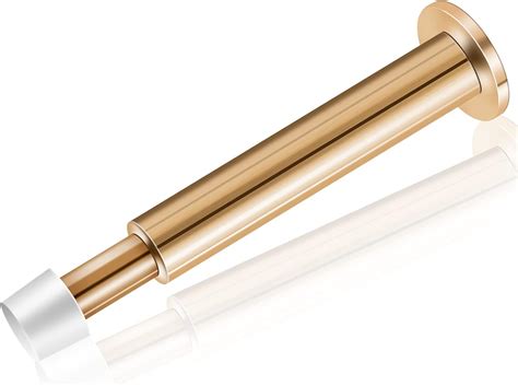 Kolako Door Stoppers Gold Door Stop Wall Mounted Long Adjustable