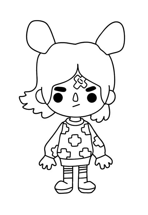 Desenho De Toca Life - Desenhos de Toca Life World para colorir - Bora Colorir