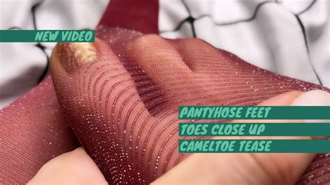 Glossy Red Pantyhose Feet Teaser Amateur Porn Feat Adoretease By Many Vids Xhamster