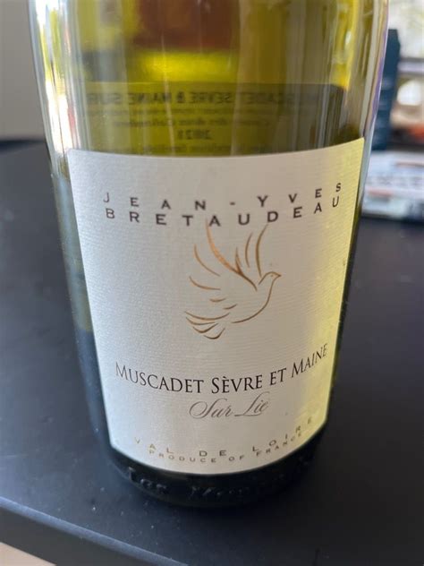 2021 Jean Yves Bretaudeau Muscadet de Sèvre et Maine sur lie Domaine du