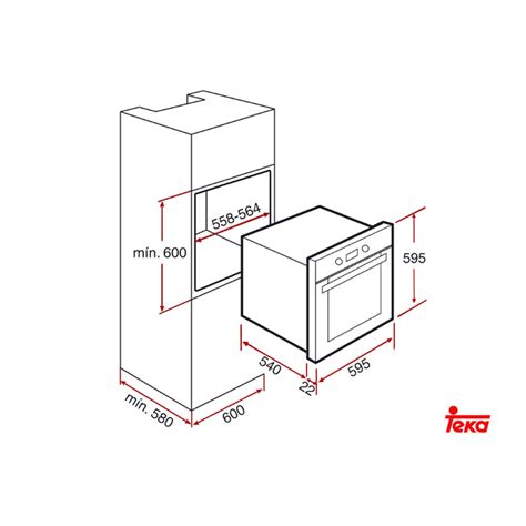 Высота духового шкафа встраиваемого: размеры для встраивания- духовой ...