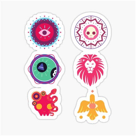 Third Eye Sticker Pack Sticker By Mgdevo Redbubble