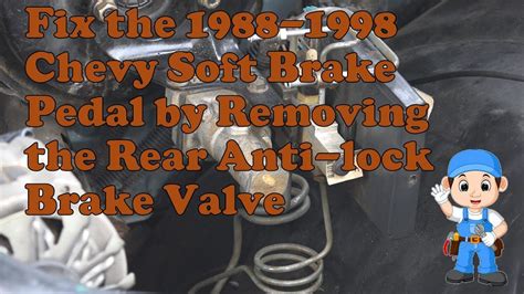 How To Fix The Soft Pedal Issue With The Rear Anti Lock Brakes On A 1988 1998 Chevy K1500