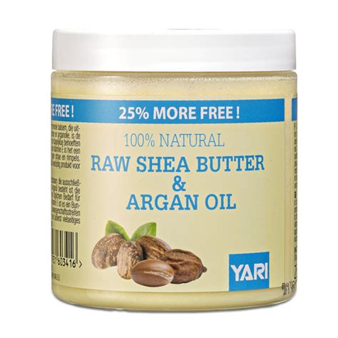 Yari 100 Raw Shea Butter Argan Oil 250ml Shoppy Réunion