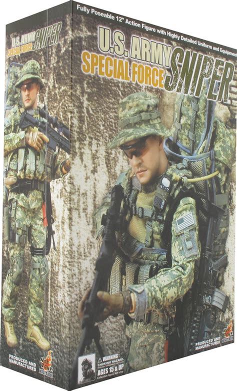 US Army Special Force Sniper Special Edition Hot Toys Machinegun
