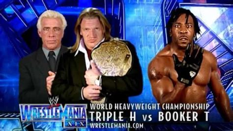 Booker T Says WrestleMania 19 Storyline With Triple H Came About