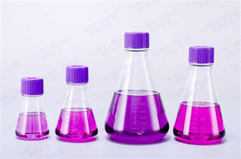 Lab Use Cell Culture Products 125ml Clear Lid Screw Cap Petg Pc Plastic