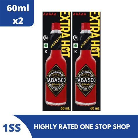Tabasco Scorpion Sauce Extra Hot Ml X Lazada PH
