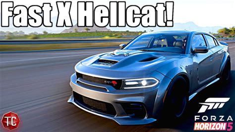 Forza Horizon 5 New Fast X Dodge Charger Hellcat Widebody Full Build