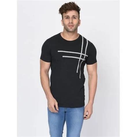 Hosiery Sinker Men Half Sleeve T Shirt Size S Xxl At Rs 150 In New Delhi