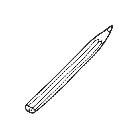 Premium Vector Pencil Vector Sketch Drawing Doodle Pencil Icon