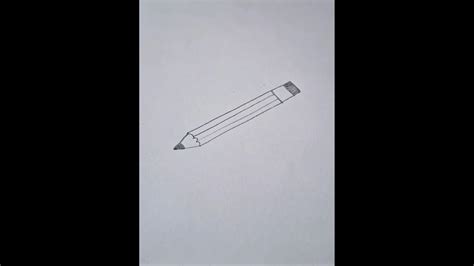How to draw pencil| easy| beginners drawing # pencil - YouTube