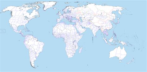 Blank map of the world with countries & their subdivisions : r/MapFans