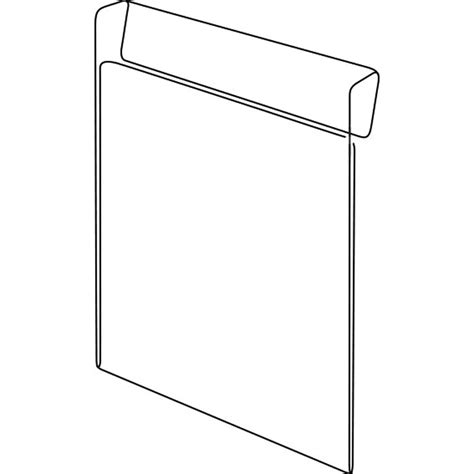 A4 Ticketing Holder Vertical Fresh Produce Displays