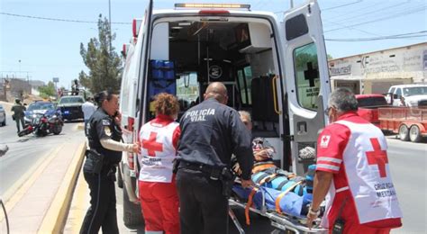 Le Corta Circulaci N Y Choca A Motociclista En Carretera A Cuauht Moc