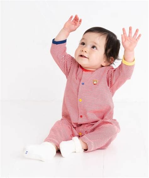 HOT BISCUITS Border Baby Rompers 60 70 80cm 3 12Months Citrus Studio