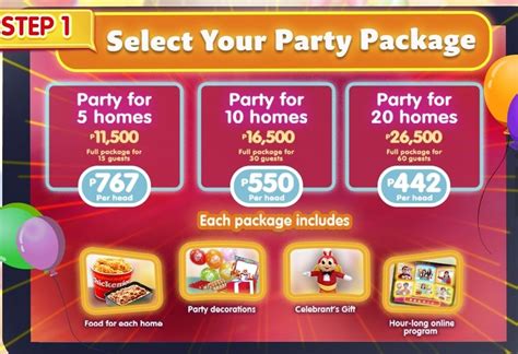 Jollibee Birthday Party Package Prices Philippines 2024 Hailee Sharon