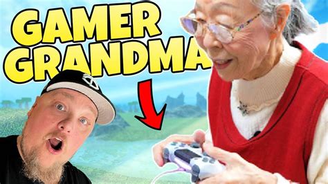 There Is A Gamer Grandma Youtube Youtube Gamer Guinness Book