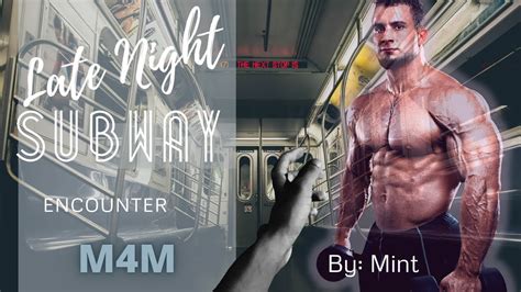 M4M Dominant Deep Voice Subway Romance ASMR Roleplay Gay Muscle Worship Strangers To
