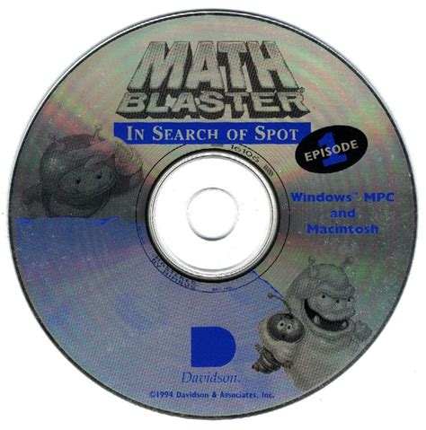 Math Blaster Episode One In Search Of Spot Cover Or Packaging