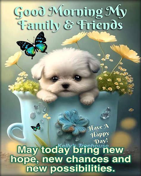 Puppy In Cup Good Morning My Friends And Friends Pictures Photos