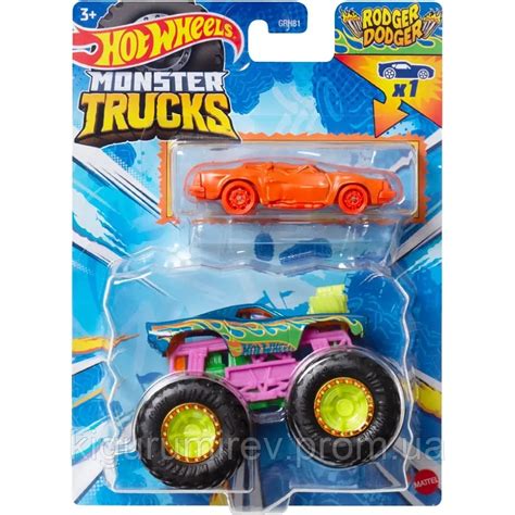 Hot Wheels Monster Trucks Rodger Dodger Hwn Id