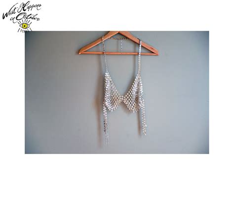 Amazing Chainmail Bralette Bikini Bottoms Chain Link Metal Bikini Haute Juice