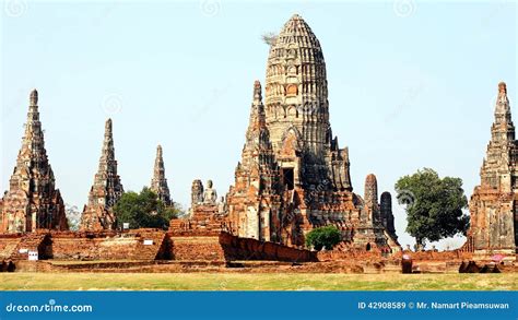 Historic City Of Ayutthaya In Thailand Stock Image Image Of Bangkok