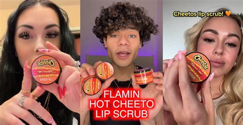 A Lip Scrub Inspired By Flamin Hot Cheetos Find Out If It Actually Tastes Like The Spicy